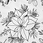 Дорожка 40 х 140 см Mike & Co New York XMAS Poinsettia белый