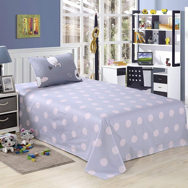 Комплект постельного белья детский Sofi de Marko Пигги серый