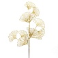 Ветка с глиттером 72 см Азалия золотая