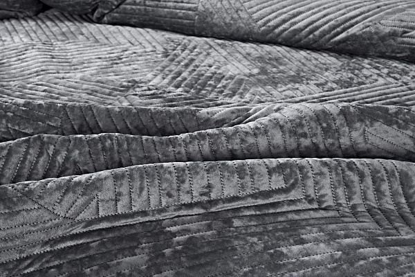 Патрисия (серая) Покрывало 160х220