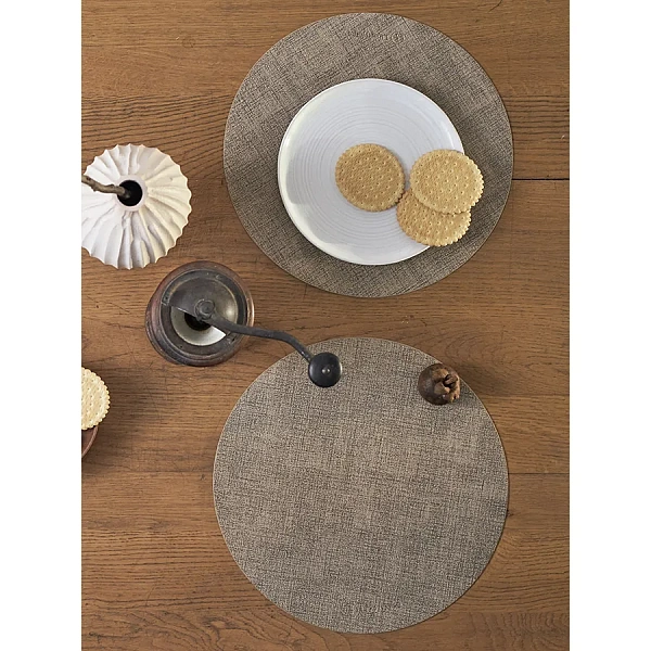 Набор салфеток сервировочных Ø35 см Leanera песочный