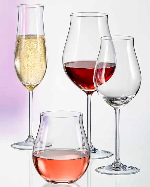Набор бокалов для шампанского 2 шт 180 мл Bohemia Crystal Attimo