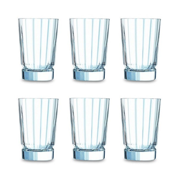 Набор высоких стаканов 360 мл, 6 шт. Cristal d’Arques Macassar