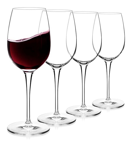 Набор бокалов для красного вина  Luigi Bormioli  4 шт 590 мл Crescendo