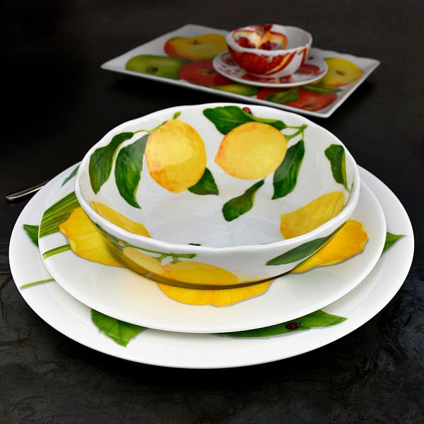 Блюдо сервировочное 33 х 22 см Mele Dieta Mediterranea Fruits