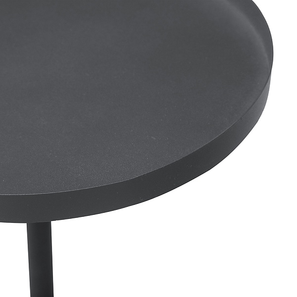 Столик кофейный lars, D40х58 см, черный