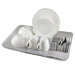 Коврик для сушки посуды Smart Solutions Bris серый