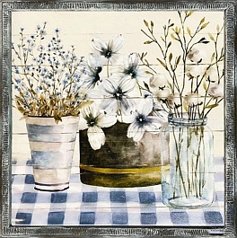 Репродукция картины 30х30 см "Веточки 1"