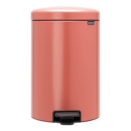 Бак мусорный с педалью 20 л Brabantia NewIcon терракот