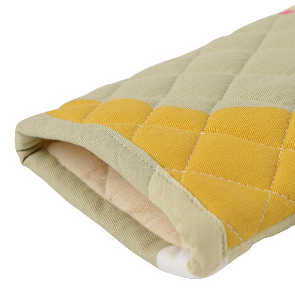 Прихватка-варежка из хлопка с авторским принтом Tkano Freak Fruit