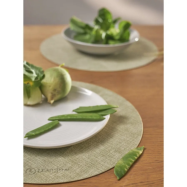 Набор салфеток сервировочных  Ø35 см Leanera мятные