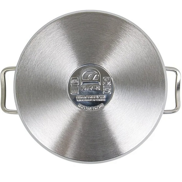 Кастрюля нерж 4,5л 22x12 см SENSO стеклянная крышка