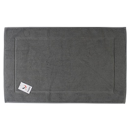 Коврик для ванной темно-серого цвета из коллекции essential, 50х80 см