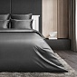 Комплект постельного белья 1,5 - спальный Soft Silver, серый космос