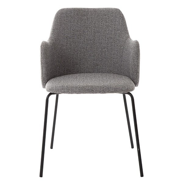 Стул dwight, рогожка, светло-серый