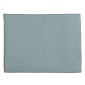 Покрывало из фактурного хлопка голубого цвета с контрастным кантом Tkano Essential 250 x 180 см