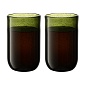Набор стаканов 2шт 510 мл Flowi темно зеленый