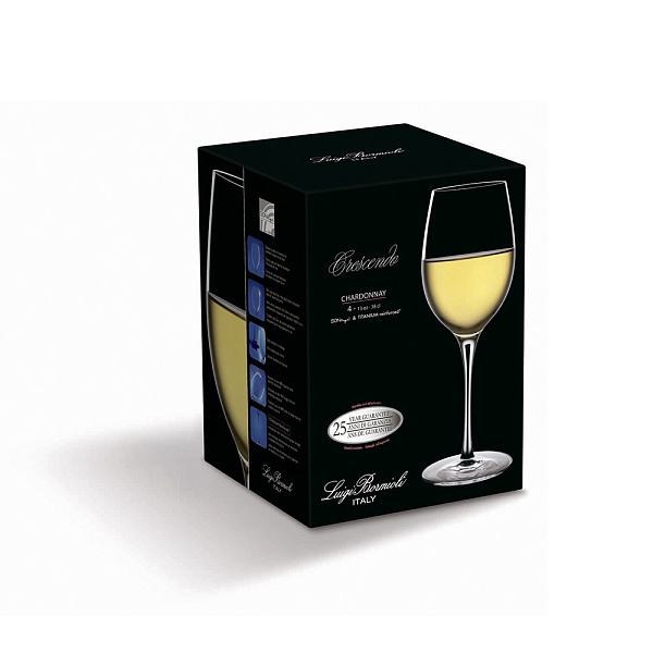 Набор бокалов для белого вина 4 шт 380 мл Luigi Bormioli Crescendo