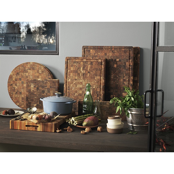 Доска разделочная торцевая TeakHaus Butcher Block 61х46 см