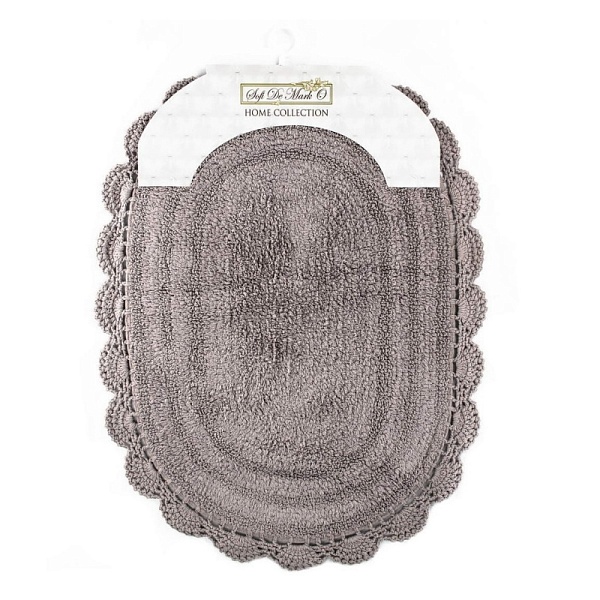 PAMELLA (мокко) Коврик для ванной кружевной 60х100см