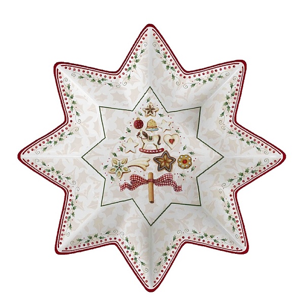 Салатник 26 см Repast Christmas world Multi