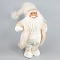 Сувенир Санта 16 x 10 x 54 см Азалия кремовый