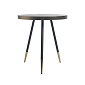 Стол hedda, D55 см, черный/матовое золото
