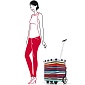 Сумка-тележка Reisenthel Carrycruiser artist stripes