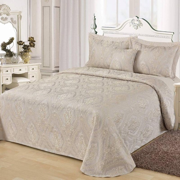 Комплект покрывало и наволочки 240 x 260 см Sofi de Marko Фелиция бежевый