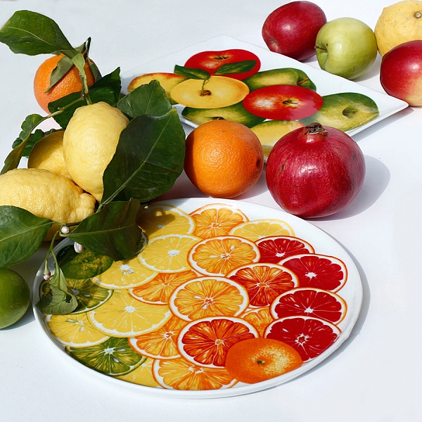 Блюдо сервировочное 33 х 22 см Mele Dieta Mediterranea Fruits