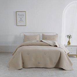 Комплект покрывало и наволочка 160 х 220 см Sofi de Marko Жаклин беж