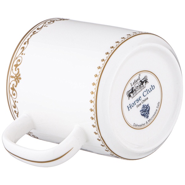 Кружка 400 мл Lefard Horse Club белая