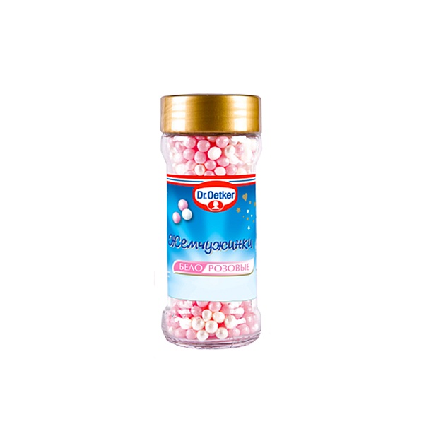 Жемчужинки бело-розовые