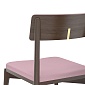 Стул рогожка Latitude Aska венге-розовый
