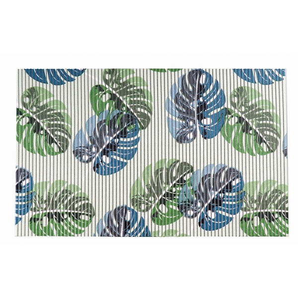 Коврик Garden синий/зелёный 50х80