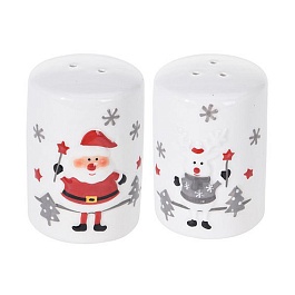 Солонка и перечница с рождественским дизайном Excellent Houseware