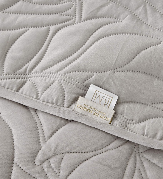 Комплект покрывало и наволочки 240 х 260 см Sofi de Marko Глория серебро