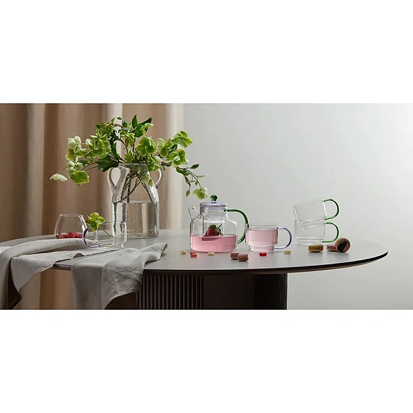 Чайник заварочный 1,2л Orb фиолетовый/зеленый