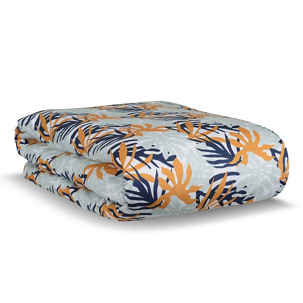 Комплект постельного белья из сатина полутораспальный Tkano Leaves