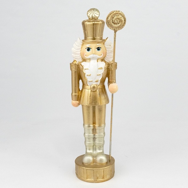 Сувенир Щелкунчик 5,5 x 4 x 16 см Азалия золотой