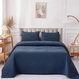 Мориц (синий) Покрывало 160х220