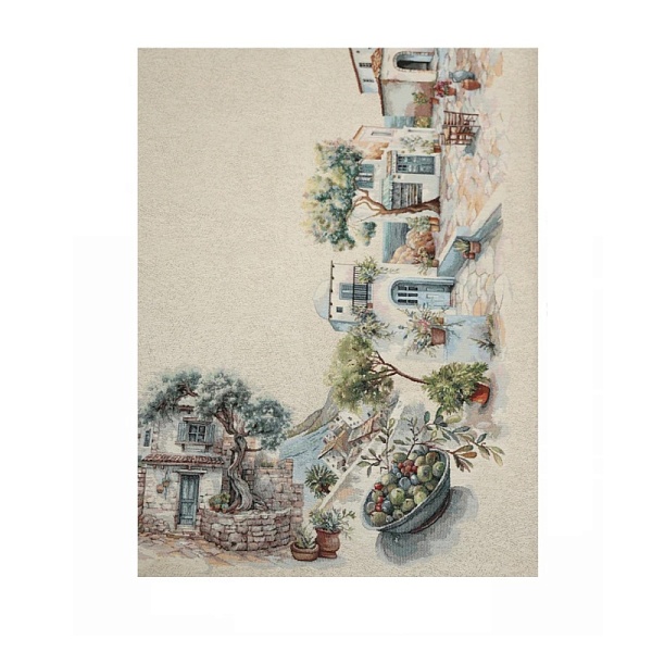 Скатерть 160 х 250 см Le Gobelin Оливки Греция Фон