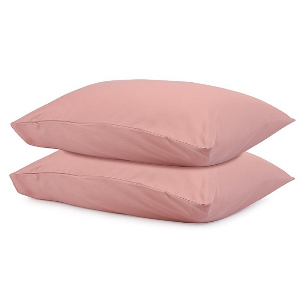 Набор наволочек 50 х 70 см Tkano Essential 2 шт тёмно-розовый