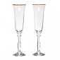 Набор бокалов для шампанского 2 шт 190 мл Bohemia Crystal Angela