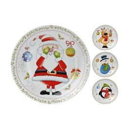 Тарелка 26,5см "Рождество" в ассортименте