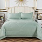 Комплект постельного белья семейный Sofi de Marko Нельсон №11 зелёный