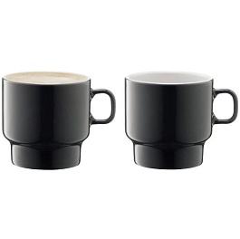 Набор из 2 чашек для флэт-уайт кофе 280 мл LSA International Utility