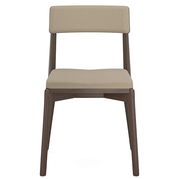 Стул рогожка Latitude Aska венге-бежевый