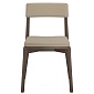 Стул рогожка Latitude Aska венге-бежевый