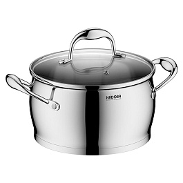 Кастрюля со стеклянной крышкой Nadoba Augusta 20 см